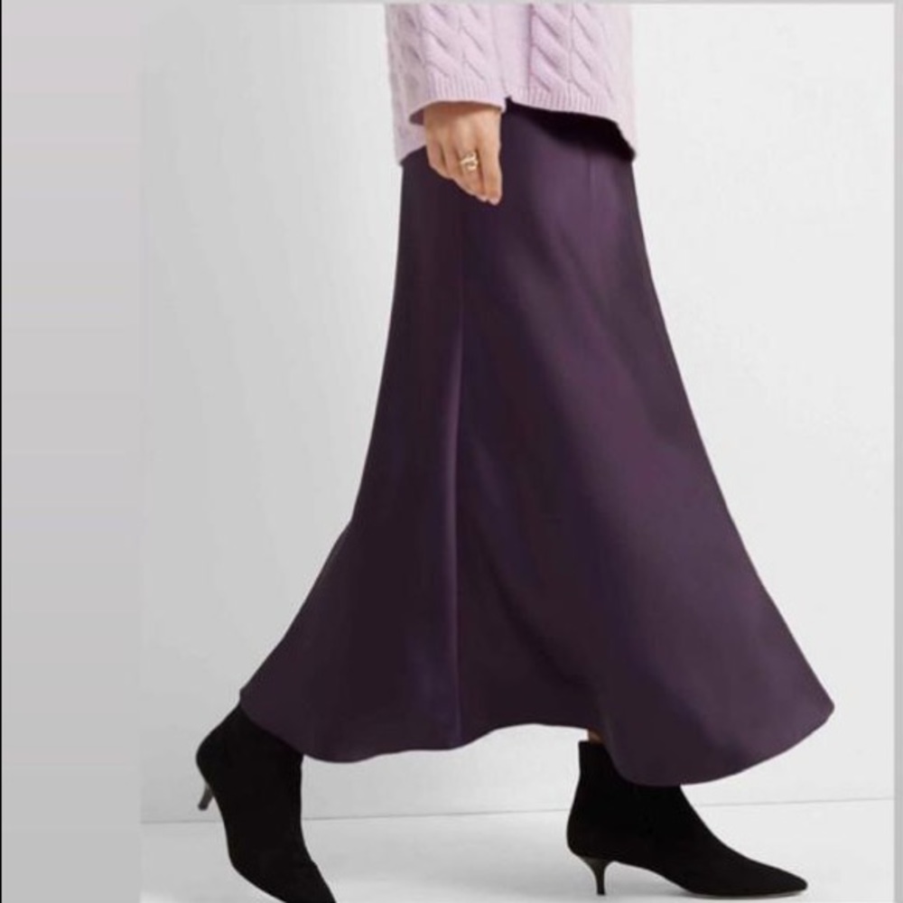 Club Monaco plum slip skirt